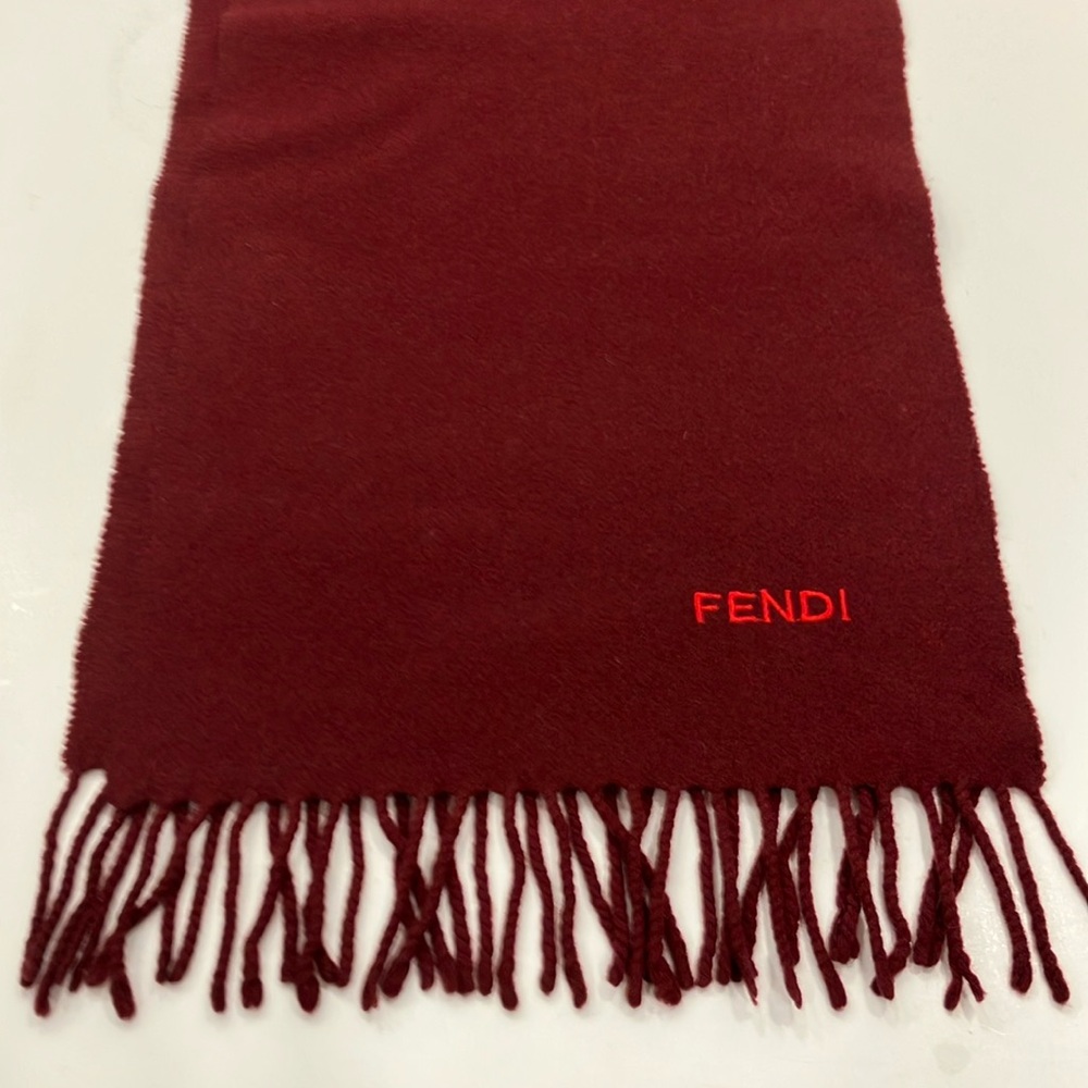 Fendi wool scarf